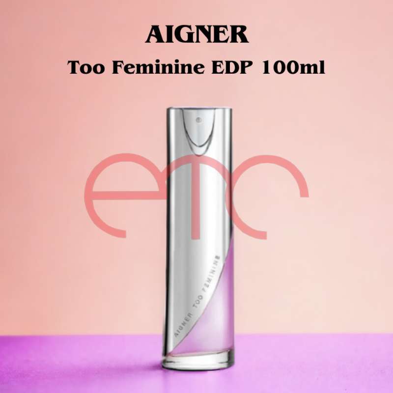 Jual Parfum Aigner Too Feminine For Women Edp 100ml, Volume Segel