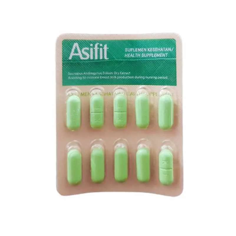 Jual Asifit Strip Isi 10 Kaplet - Suplemen Memperlancar Asi Di Seller ...