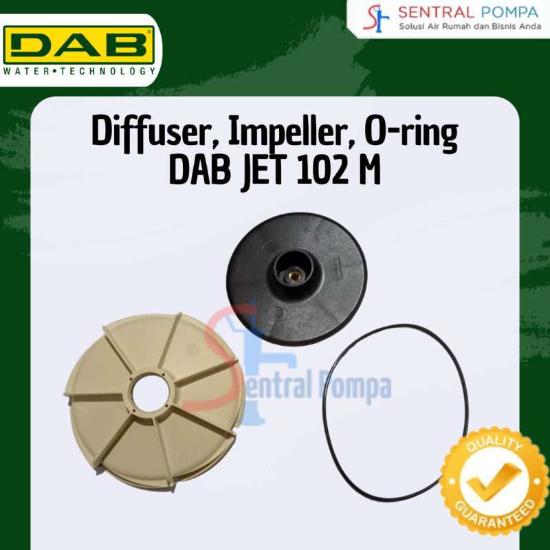Promo Sparepart Dab Jet 102 Impeller Diffuser O ring Semijet Dab Pumps promo-sparepart-dab-jet-102-impeller-diffuser-o-ring-semijet-dab-pumps