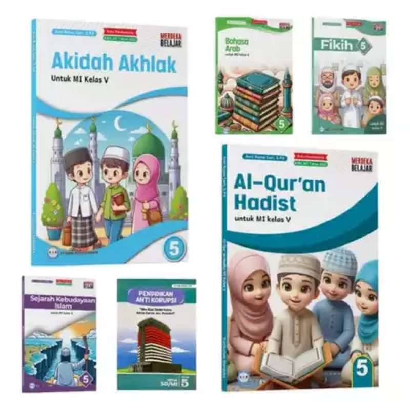 Jual Original - Buku Kurmer Siswa Madrasah Kelas 5 Mi - Buku Pendamping