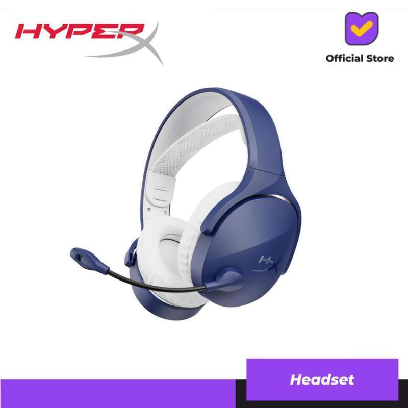 Headset Gaming HyperX Cloud Jet Wireless Dual Wireless for Multiplatform  CompatibilityEffortlessly switch between and Bluetooth