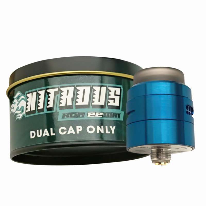 Jual Atomizer Vape Nitrous Rda 22mm Dual Cap Only Blue By Koko Sarang X Damn  Vape Di Seller Vapehan Store - Vapehan Store - Kota Jakarta Timur | Blibli