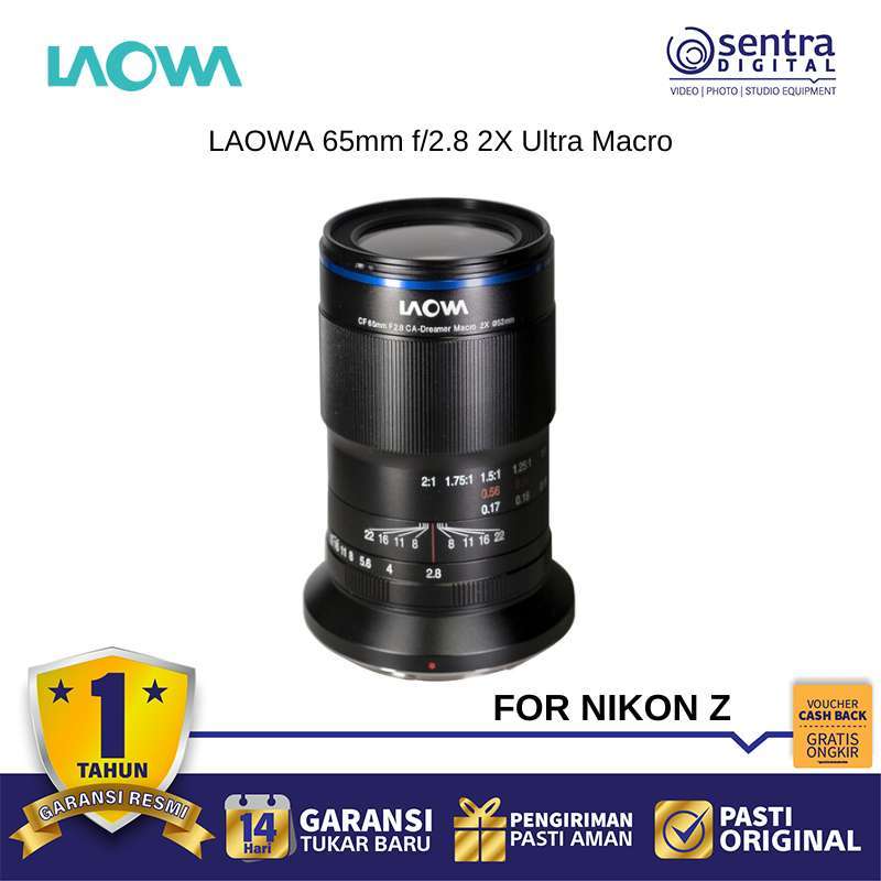 LAOWA 65mm 2X Ultra Macro Lens APSC 2:1 Manual Aperture Mirrorless  High Resolution X01