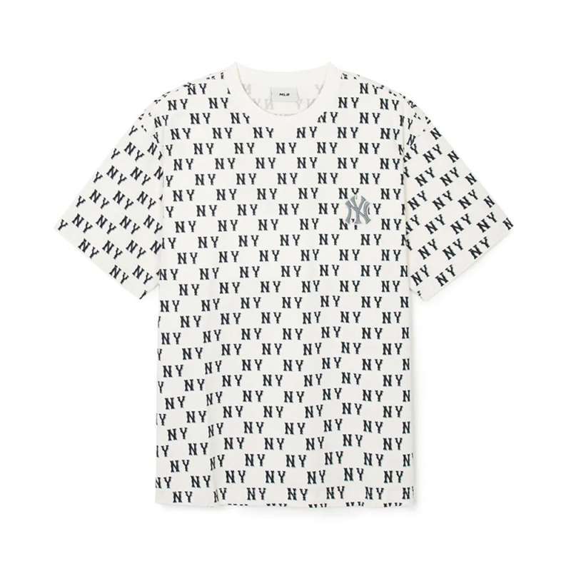 Jual Mlb Ny Yankees Classic Monogram Front Pattern Overfit T-shirt