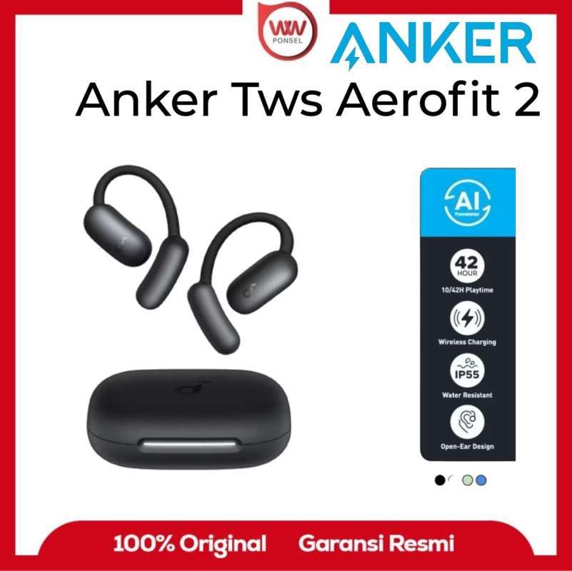 Anker Soundcore AeroFit Hi-Res Wireless Audio LDAC Bluetooth IP55 AI  Clear Calls Open Ear TWS