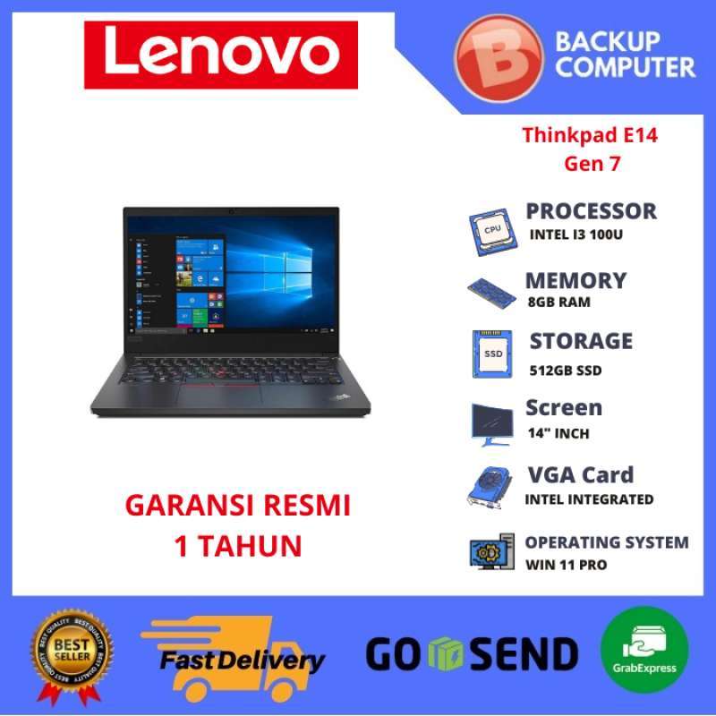 LAPTOP Lenovo Thinkpad E14 Gen 21T9S00B00 Intel Core 100U 8GB RAM