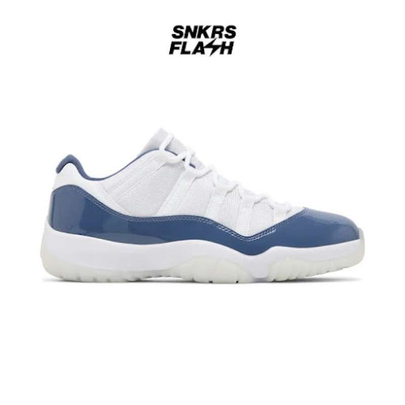 Promo Sepatu Sneakers Pria Nike Air Jordan 11 Retro Low White