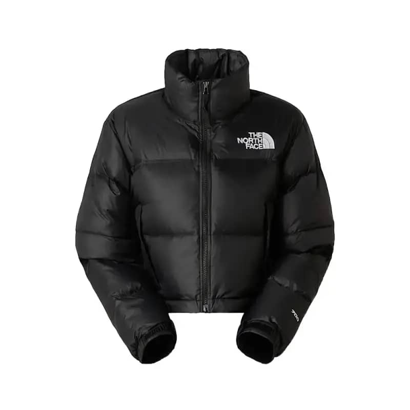 Promo Jaket Winter The North Face Nuptse Short Jacket Black Diskon