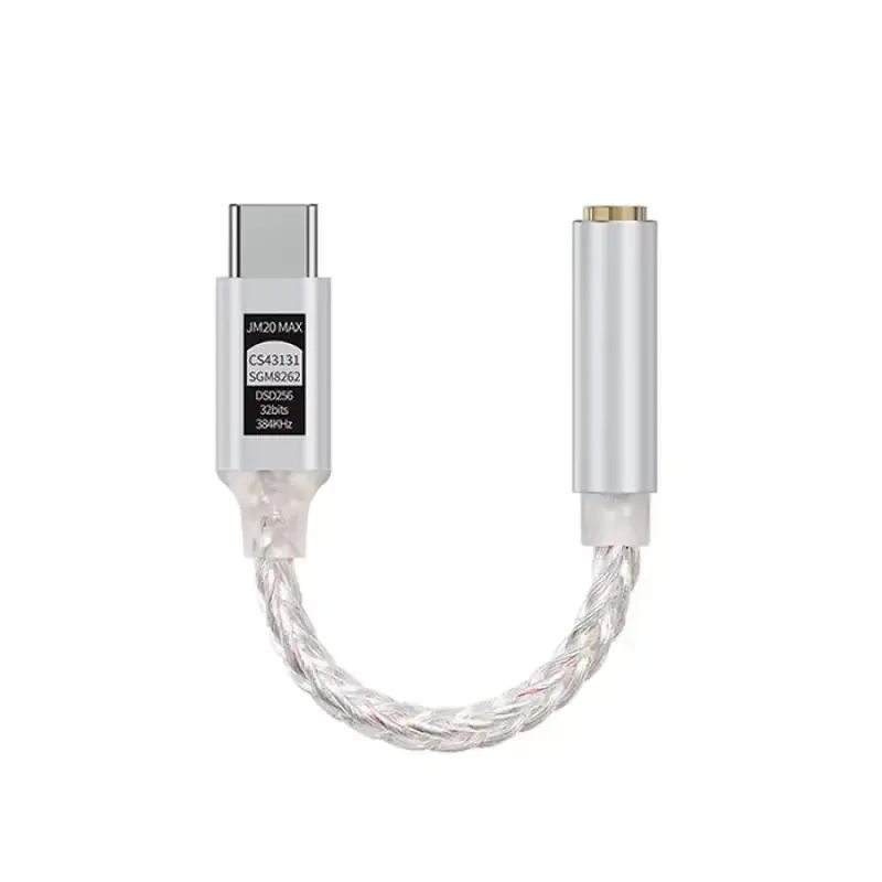 Promo Jcally Jm20max / Jm20 Max Cs43131 Portable Dongle Adapter USB Dac ...