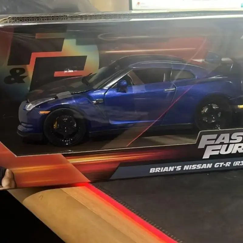 Bryan Li Gt Jual Jada Fast And Furious Brian Nissan Skyline Gt-r R35 Biru Skala 24 ...