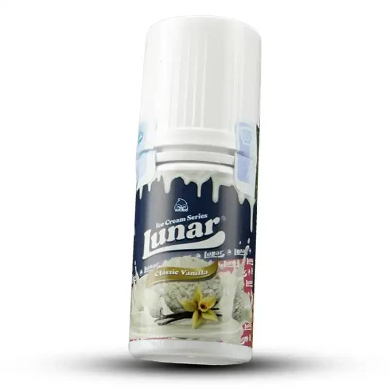 Lunar 30ML Classic Vanilla Ice Cream Saltnic by Vape Zoo Liquid Lunar Ice Cream Salt