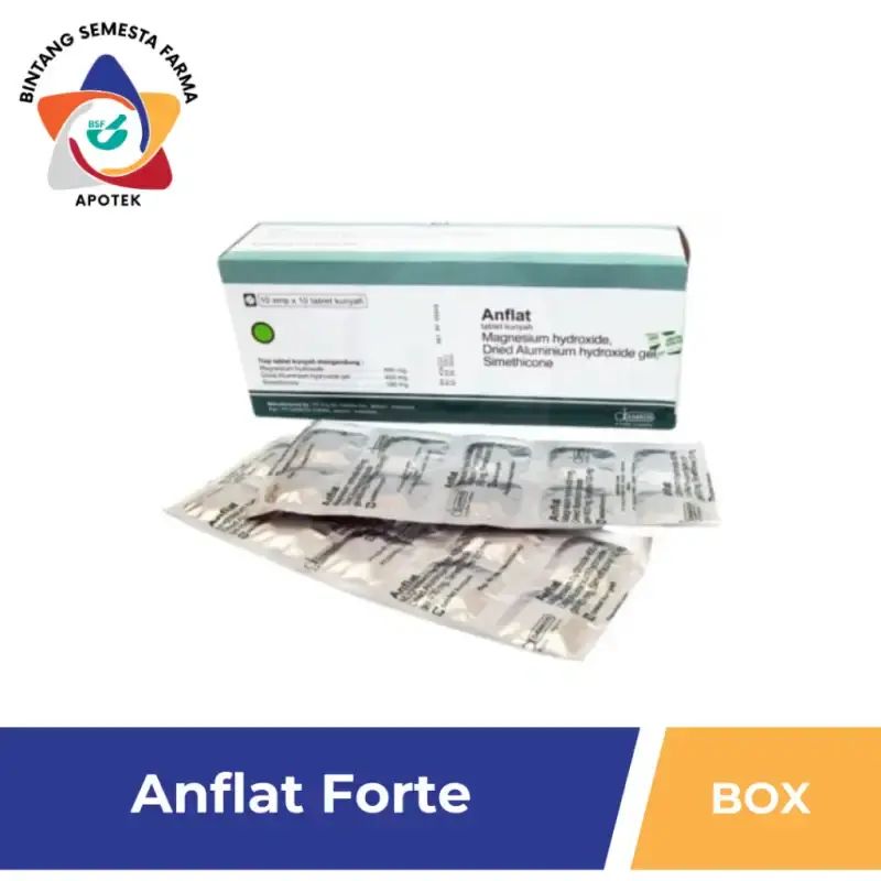 Jual Anflat Forte / Box / Mengobati Asam Lambung Di Seller Apotek ...