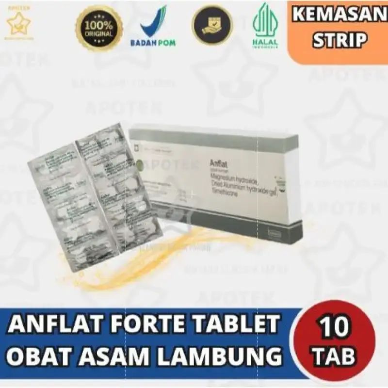 Jual Anflat Forte / Box / Mengobati Asam Lambung Di Seller Apotek ...