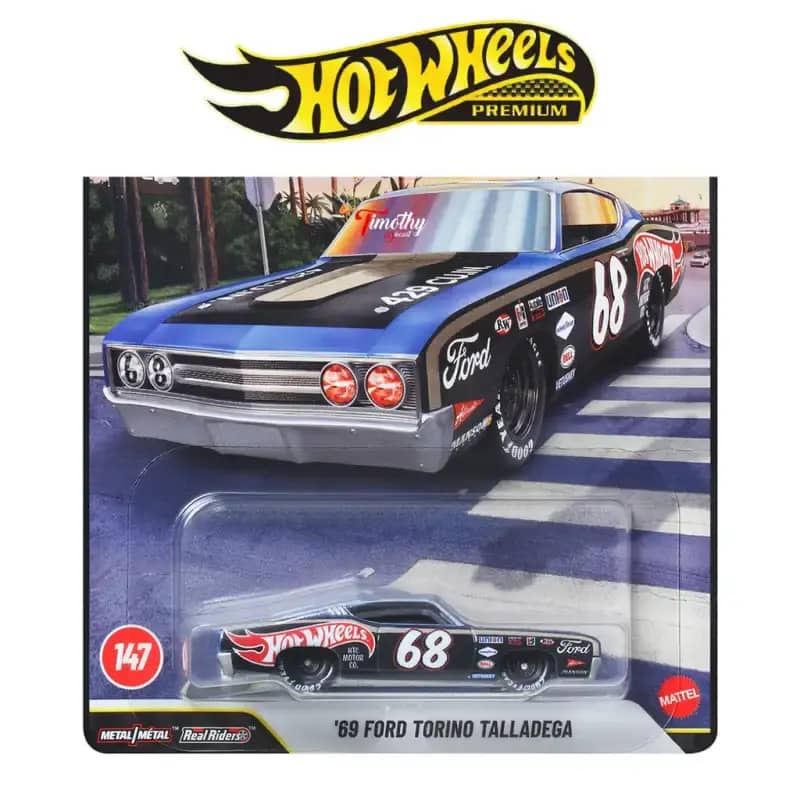 Jual Hot Wheels Premium Boulevard 69 Ford Torino Talldega Rally 68 ...