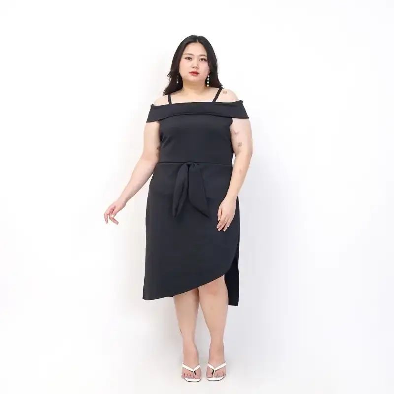 Promo Dress Wanita Big Size Jumbo 504 Xl Xxl Ld 110 Cm Off Shoulder Sabrina  Fashion Korea Dress Oversize Pesta Kasual Formal Kondangan Sexy Dres  Kekinian Diskon 50% Di Seller Chibishops -