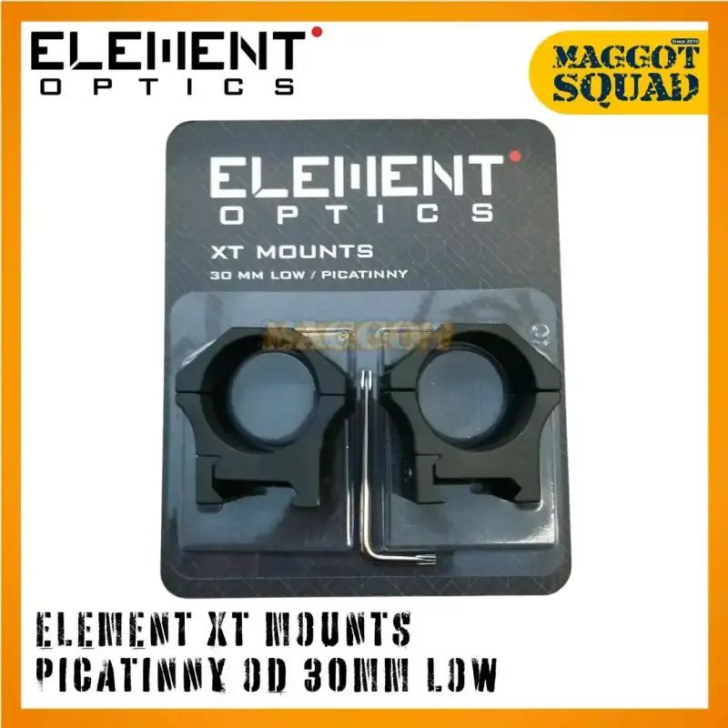 Element Mount Jual Mounting Teleskop Element Xt Mounts Picatinny Od 30mm Rail 22 Low ...