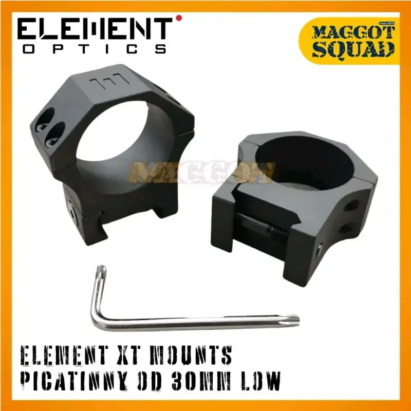 Element Mount Jual Mounting Teleskop Element Xt Mounts Picatinny Od 30mm Rail 22 Low ...