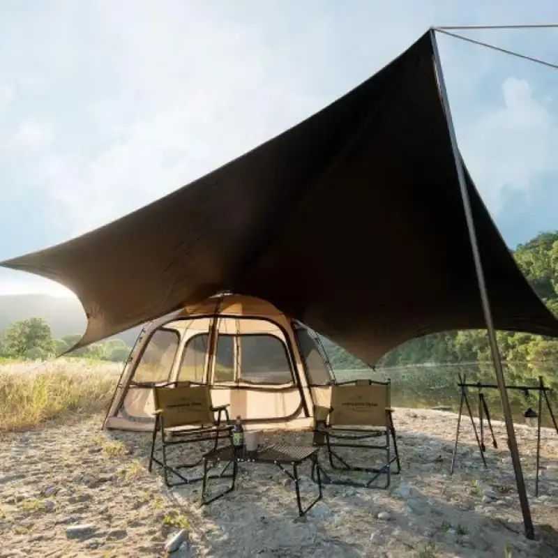 Promo Kzm Wild Field Hexa Tarp (pole Is Not Include) Diskon 5% Di