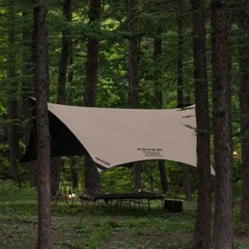 Promo Kzm Wild Field Hexa Tarp (pole Is Not Include) Diskon 5% Di