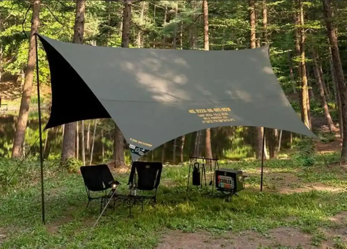 Promo Kzm Wild Field Hexa Tarp (pole Is Not Include) Diskon 5% Di