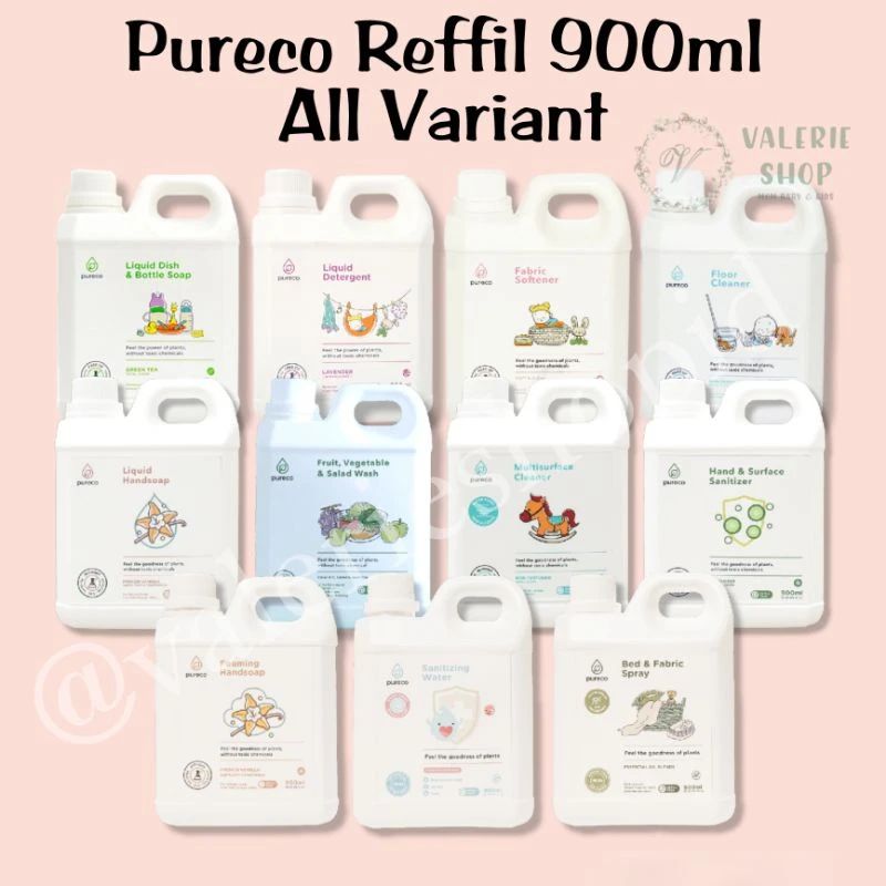 Raphael Pureco Jual Pureco Refill 900ml Detergent Pureco Dishsoap Pureco Floor Cleaner ...