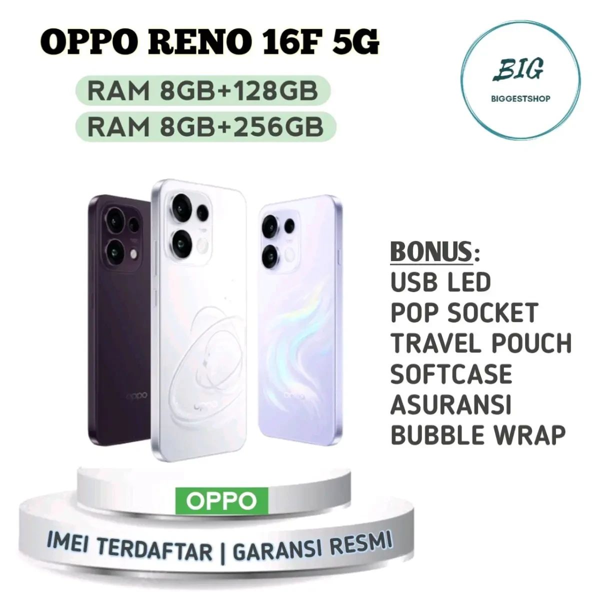 OPPO Depan OPPO Reno 4 🔥 - Garansi Resmi & Harga 2026