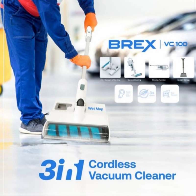 Jual ORIGINAL BREX VC100 Vacuum Cleaner Cordless Penyedot debu Brex Vc