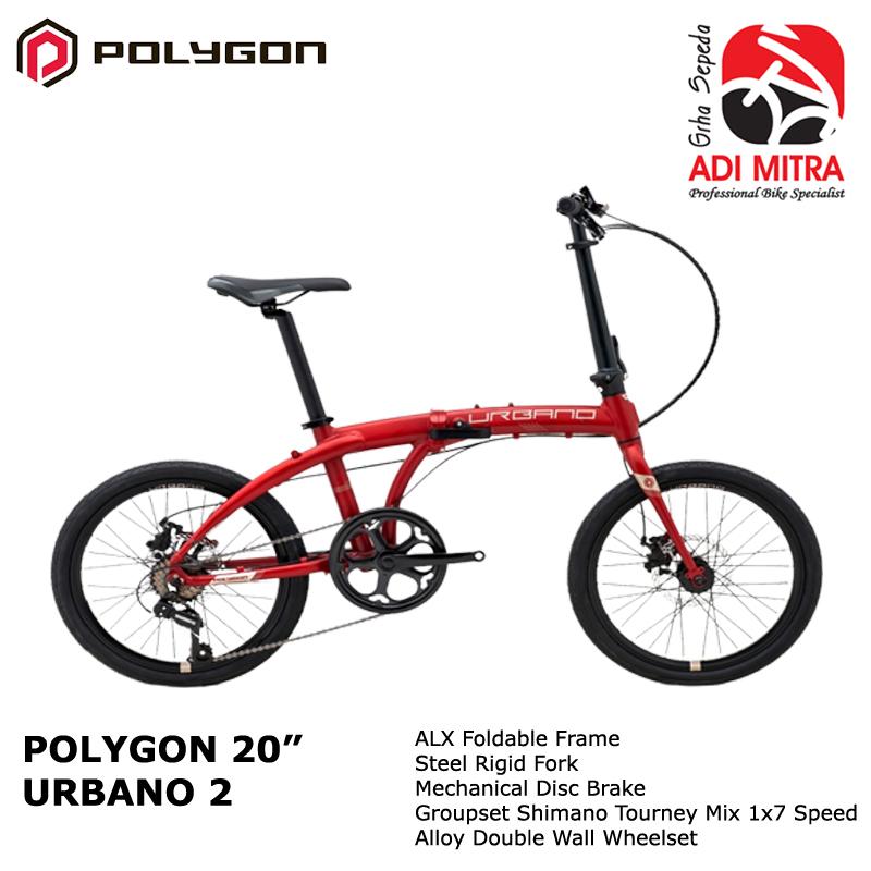 Polygon Urbano Spec 2020 URBANO Folding Bike Polygon Bikes
