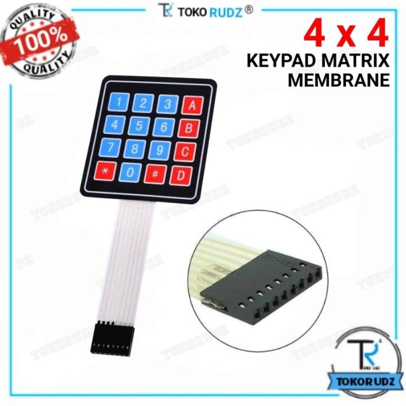 Jual Tombol 4x4 Keypad Membran Matrix Arduino Key Pad Membrane 4 X 4 Di ...