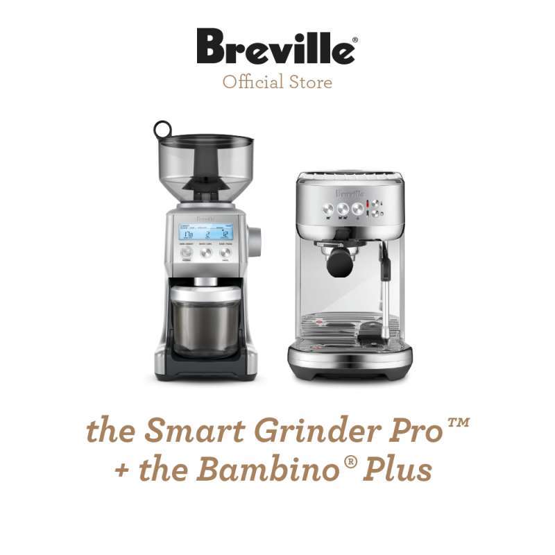 Promo Breville The Smart Grinder™ Pro + The Bambino™ Plus Paket Mesin