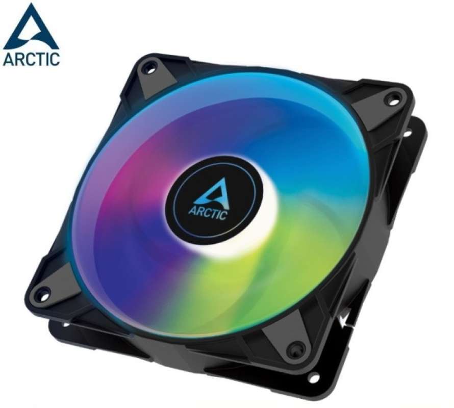 Promo Arctic P12 Pwm Pst A-rgb Black 120mm Pwm Single Pack Fan Case ...