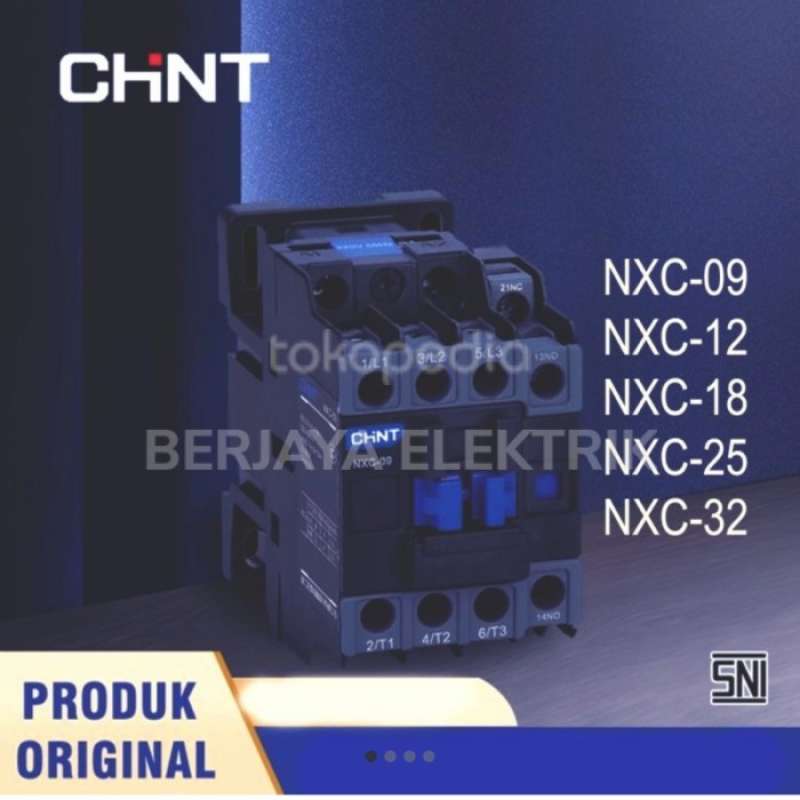 Promo contactor kontaktor chint nxc 25 3p 25a 220v diskon 23 di