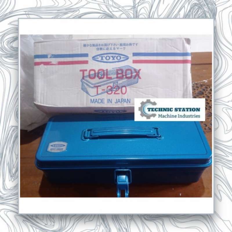 Promo Toolbox Toyo T320 Made In Japan Tool Box Besi 32x12,5x8,5cm