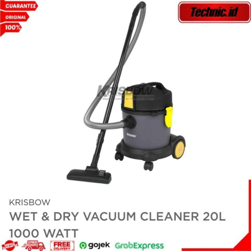 Promo KRISBOW PENGHISAP DEBU KERING 20 LTR 1000 W VACUUM CLEANER RUMAH