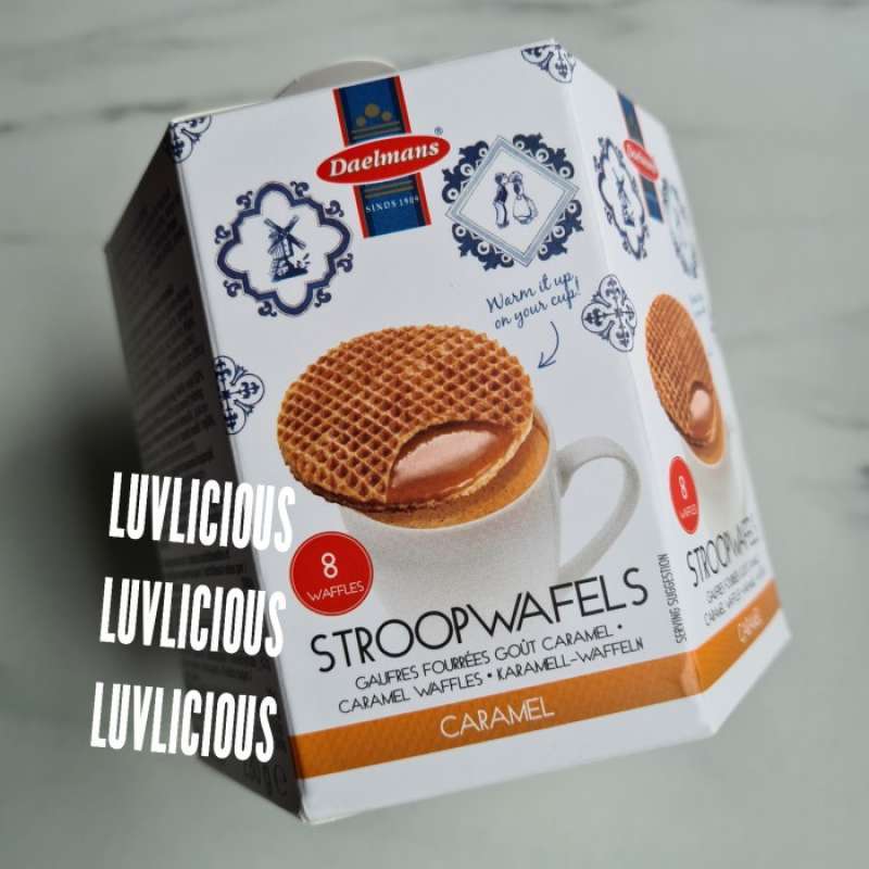 Daelmans Stroopwafels - Caramel Waffles 39 G X 24 (Single Pack) In A Box - Authentic Dutch