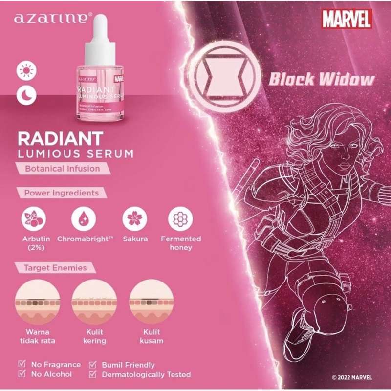 Jual Azarine x Marvel Superhero Serum | Retinol / Anti Aging / Acne ...