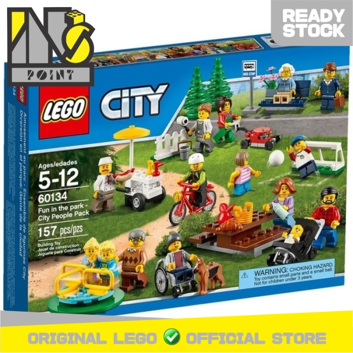 LEGO City 60134 Fun in The Park City People Pack Mainan Blok Puzzle