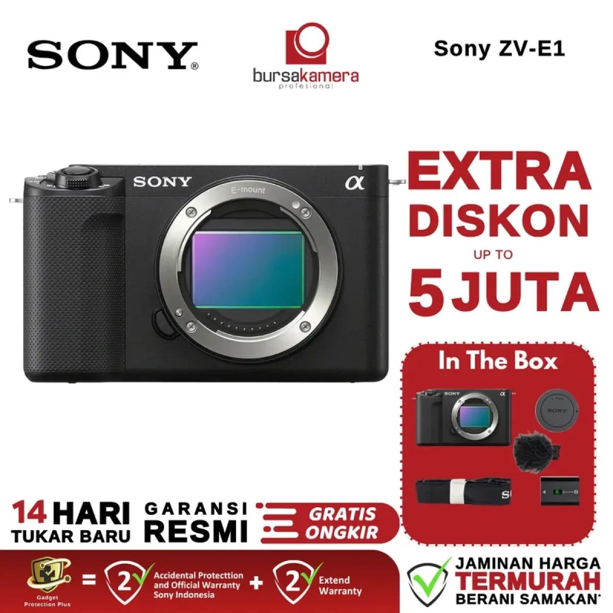 Daftar Harga Sony Zve1 💯 Original & Spesifikasi Lengkap Juli 2026