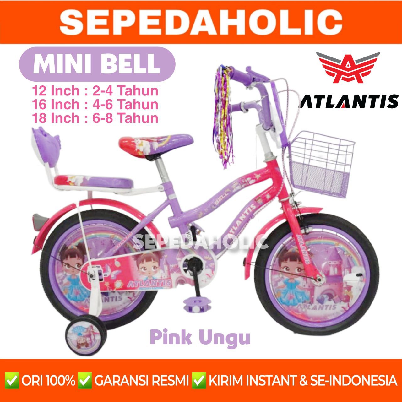 Mermaid bike 2025 bell