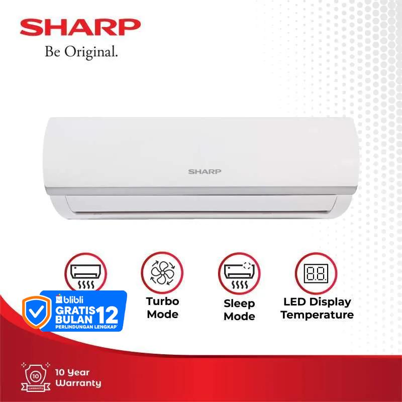 Promo Sharp Ah-a9zcy Ac Split 1 Pk Standard Turbo Cool New [unit Only ...