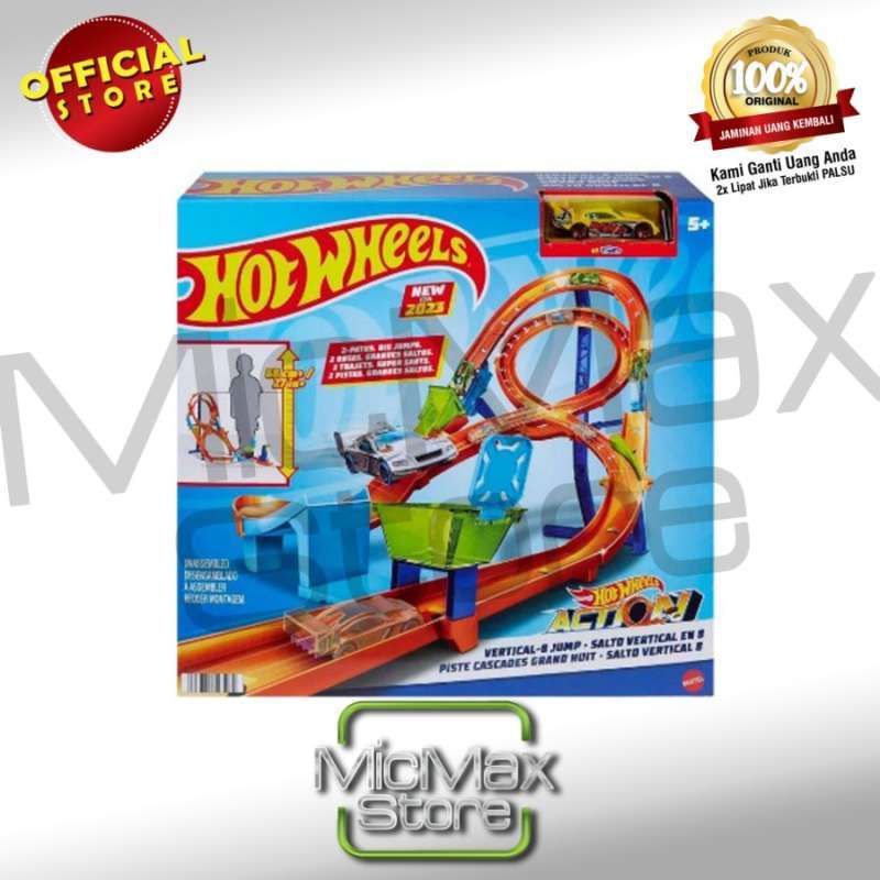 Hot Wheels Hotwheels Action Vertical-8 Jump Track Set HMB15