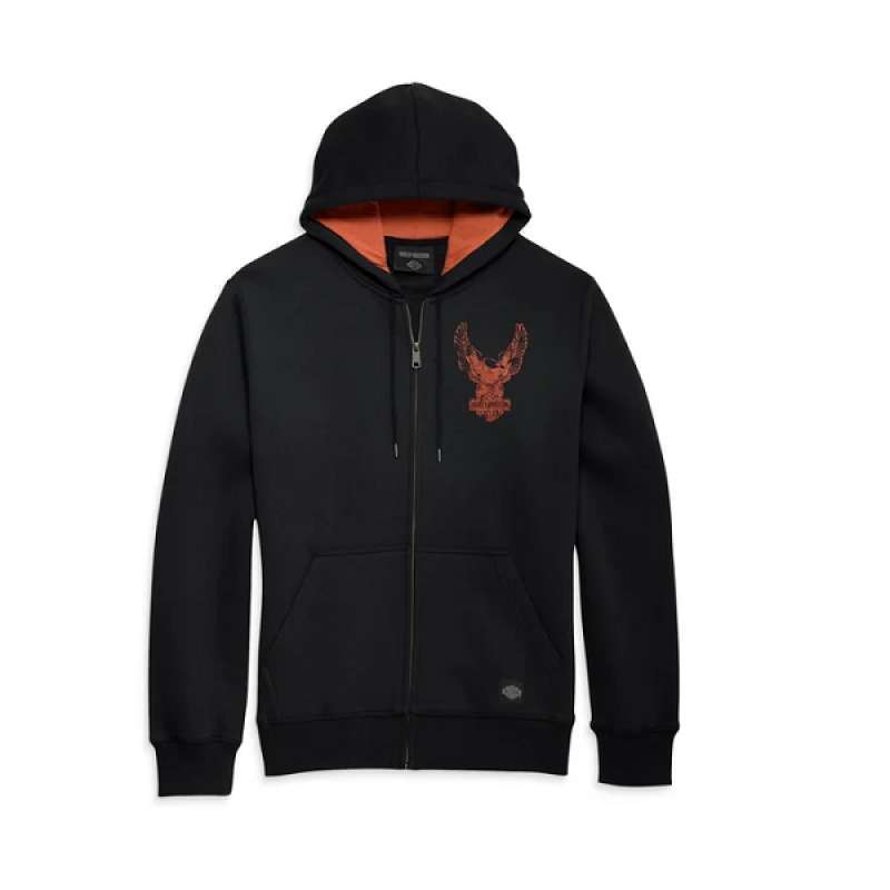 Jual Men's Road Captain ZipUp Hoodie Black Beauty di Seller