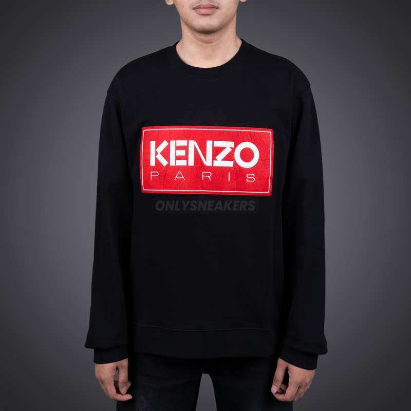 Embroidered Jumper Kenzo Jumper Xs Kenzo Black Tiger Embroidered
