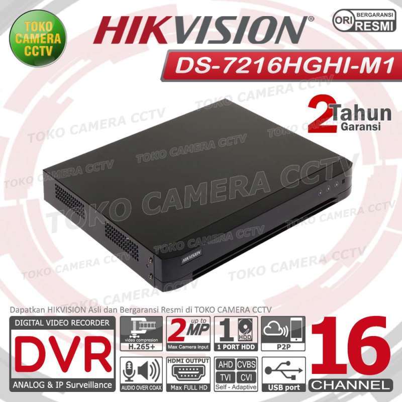 DVR HIKVISION 16 CHANNEL DS-7216HGHI-K1