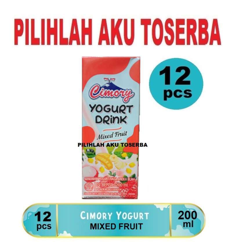 Promo CIMORY YOGURT Drink MIXED FRUIT 200 ml ( HARGA 12 pcs ) Diskon