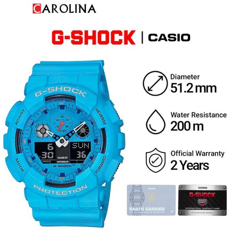 G-SHOCK GA-100 Blue CASIO G-SHOCK GA-100RS-2A