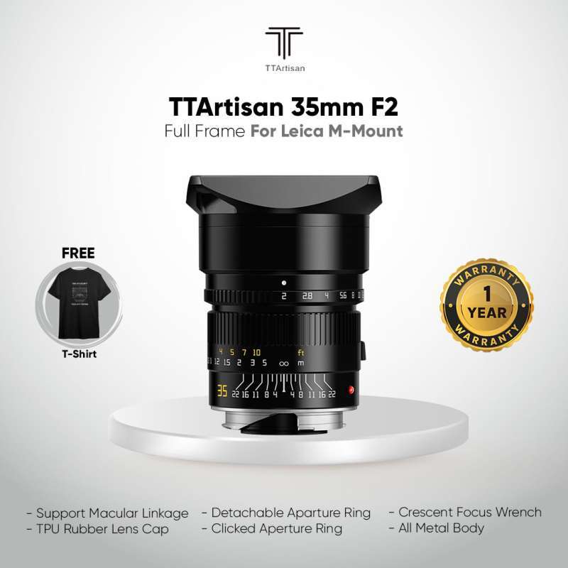 Jual Ttartisan 35mm Full Frame Lens For Leica M Mount Garansi