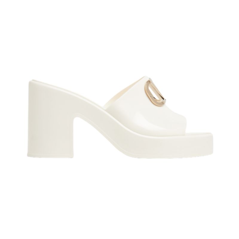 Valentino Ivory Sandal Heels