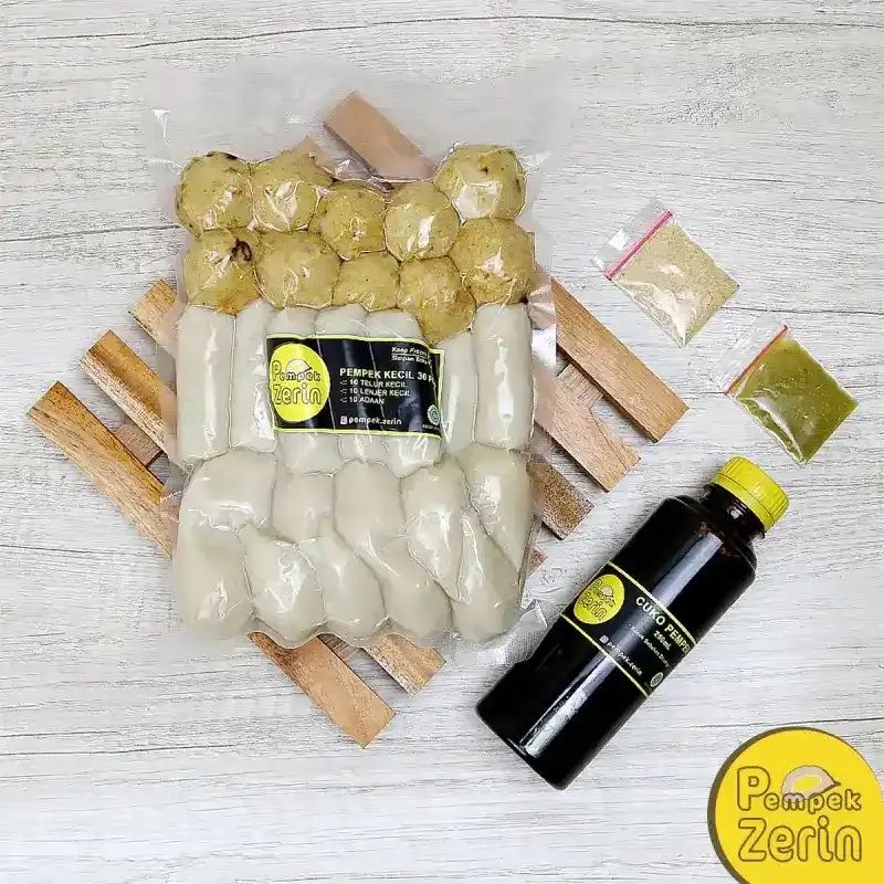 Jual Paket Campur Kecil 30 Pcs + Cuko 250ml, Khas Palembang, Ikan ...