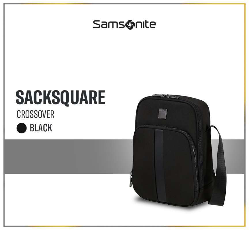 Jual Samsonite Sacksquare Crossover Medium Inch Black Di